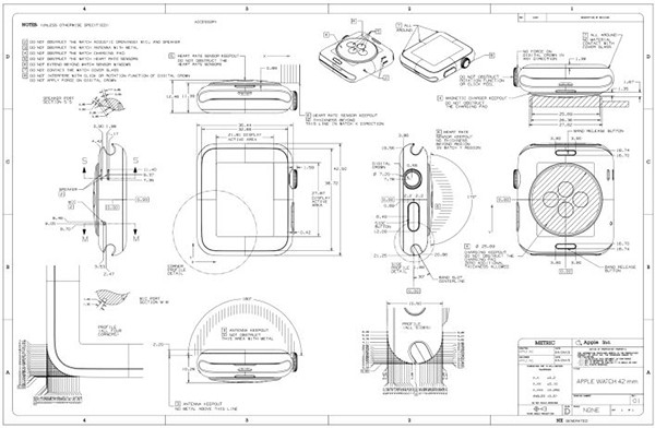 苹果Apple Watch设计图