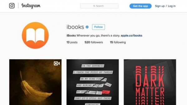 促销新招：iBooks 推出 Instagram 官方账号